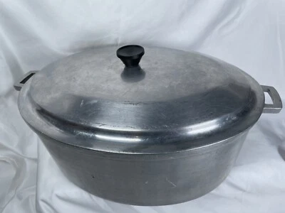 $42.99 • Buy Vintage Miracle Maid G2 Cast Aluminum Roaster Dutch Oven  W/ Lid Pot Cook