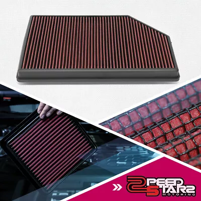 Red Durable Drop-in Air Filter Replace For 2007-2020 Volvo S60 S80 V60 Xc60 Xc70 • $27.99