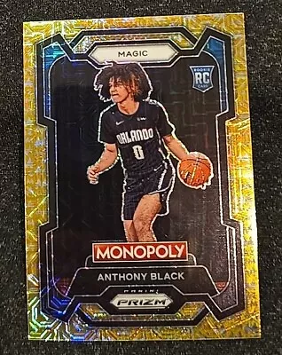 2023-24 Panini Prizm Monopoly Anthony Black Gold Money Mojo /500 #66 Magic • $19.99