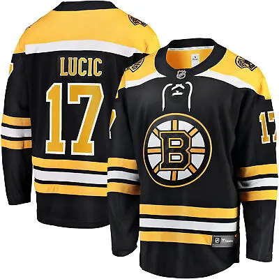 Men's Fanatics Branded Milan Lucic Black Boston Bruins Home Breakaway Jersey • $174.99