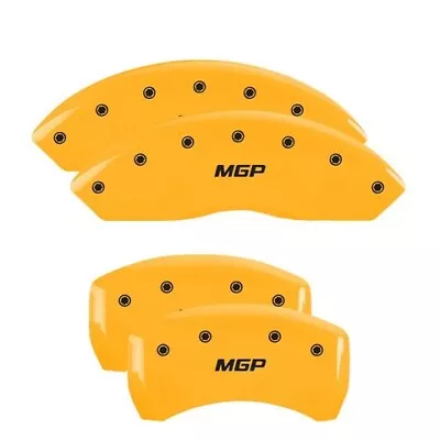 MGP Caliper Covers Set Of 4 Yellow Finish Black MGP • $249