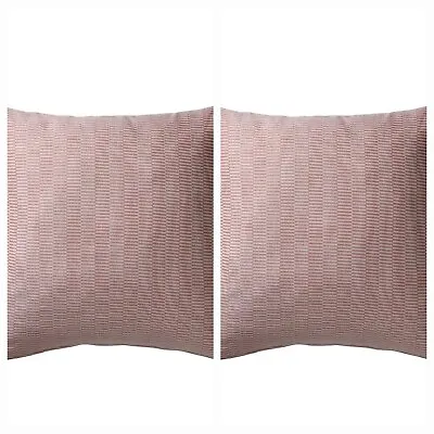 ×2 Ikea  50x50 Cm Cushion Cover Red/white 100% Cotton PLOMMONROS • £9.89