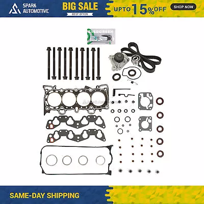 Head Gasket Set Timing Belt Kit Fit 92-95 Honda Civic VTEC 1.6 D16Z6 • $109.99