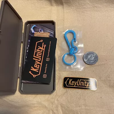KeyUnity KM01 Titanium EDC Keychain Clip With Bottle Opener Quick Release  • $9.99