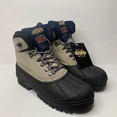 Guide Gear Thermolite Icebreaker Hiking Insulated Boots Mens Size 8 Tan Black • $39.99