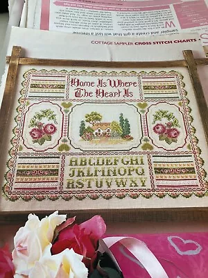 Sewing Embroidery Cross Stitch Pattern A - Z  Alphabet Sampler - Rose • £0.75