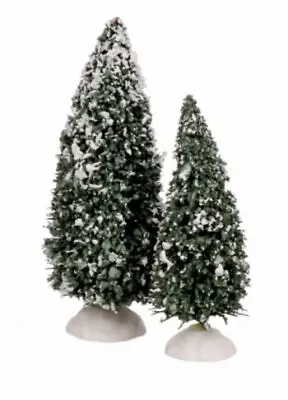 New Cobblestone Corners Miniature Village Trees ~ Dark Green Christmas Trees  • $6.99