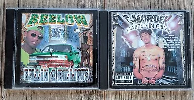 BEELOW - Ballin 4 Billions & C-Murder Trapped In Crime CD Lot • $28.99