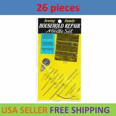 Curved Mattress Needles Hand Sewing Needle For Household Upholstery Repair 26pcs • $7.40
