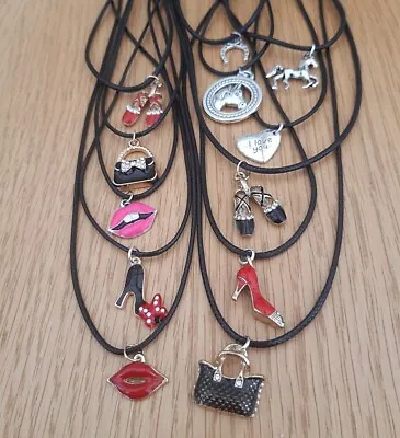 New Silver Charms Pendants Hip Hop Types Bags Shoes Goth Zombies Black Necklace • £2.75