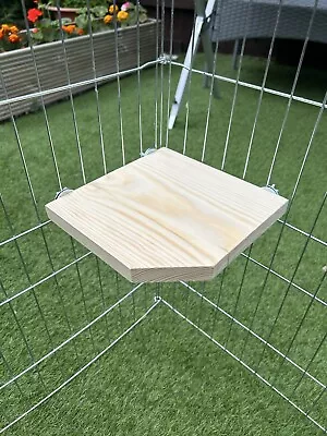 Large Corner Shelf For Chinchilla/ Degu / Parrots/ Rats / Small Animals Cage • £5.25