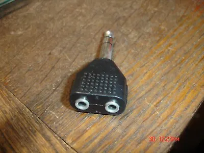 £0.99 • Buy 6.35mm Plug To 2 X 3.5mm Jack Socket STEREO Y Splitter Adaptor 6.3mm 1/4