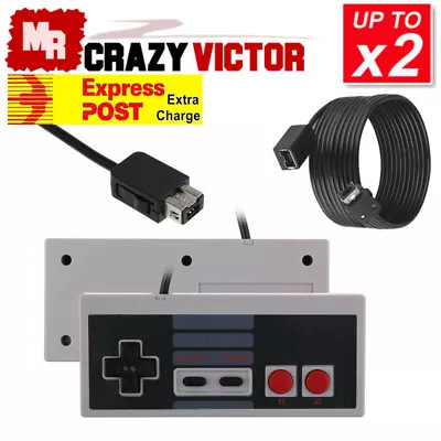 Controller Gamepad Joypad Extension Cable For Nintendo Mini NES Classic SNES • $8.95