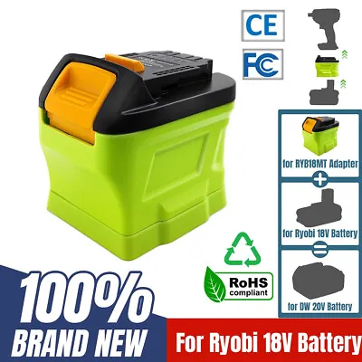 Adapter Converter For Ryobi 18V Battery To For De-walt 18V Cordless Power Tool • $31.89