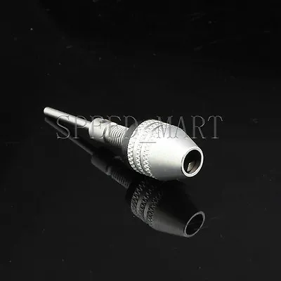 Mini Electric Grinder Keyless Drill Chuck 0.3-3.4mm With 3mm Shaft For Dremel • $3.15