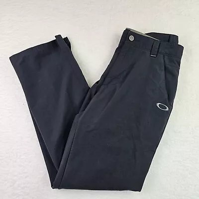 Oakley Pants Black Take Golf Pants 2.5 Stretch Chino Lightweight Mens Size 33x32 • $16