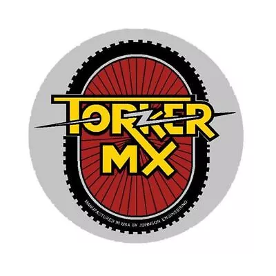 Torker - Round Gen 1 Johnson Engineering Chrome Head Tube Decal - Old School Bmx • $16.50