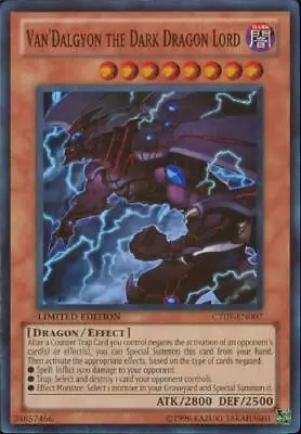 Van'Dalgyon The Dark Dragon Lord - CT07-EN007 - Super Rare - Limited Edition X1  • $2.22