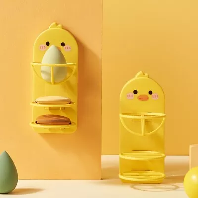 Cute Roll Paper Holder Beauty Egg Storage Rack Soap Box Toilet Paper Shelf • $15.60