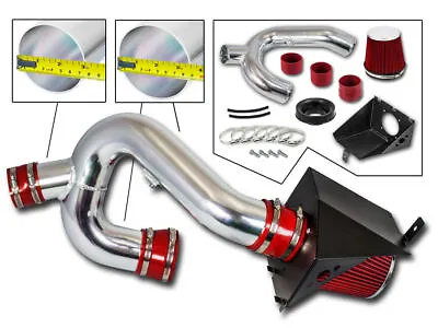 RED 12-14 For F150 3.5 V6 EcoBoost Heat Shield Cold Air Intake Kit +Filter • $113.99