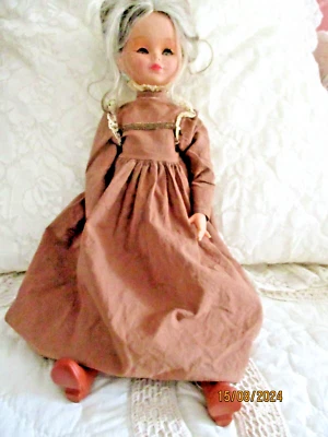 GRANDE POUPÉE VINTAGE 92cm Marque Migliorati Année 80 Vêtements d'origine EUR 48,00 - FR