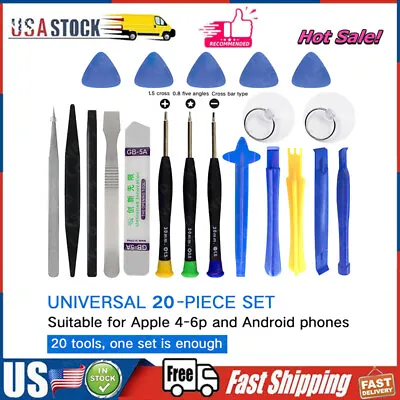 20in1 Screwdrivers Repair Opening Pry Tools Kit Set For Cell Phone PC Tablet PSP • $4.99