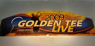 $15 • Buy Golden Tee Live 2009 Video Arcade Game Translite Marquee, Atlanta (#312)