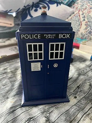 $30 • Buy DOCTOR WHO TARDIS Cookie Jar - Tardis 10  Light & Sounds *Needs New Batteries*