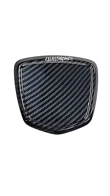 Rear Badge Cover Fiat / 500 / Abarth / 595 - Full Badge Cover - Carbon Look • $63.02