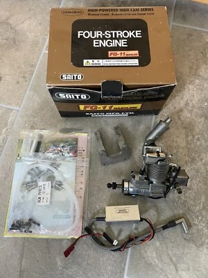 £275 • Buy Saito FG-11 Gasoline Model Engine 4 Stroke RC Plane
