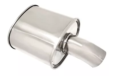 Megan 2.5  Universal Exhaust Muffler M-fg Single Curved Down Tip Turbo Na Jdm • $130.95