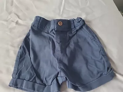 £1.20 • Buy Boys Blue Shorts Age 18 To 24 Months