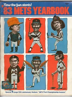New York Mets 1983 Official MLB Team Yearbook Lot B • $34.95