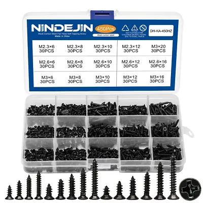 450PCS Miniature Screws Phillips Flat Head Small Screw M2.3 M2.6 M3 Countersunk • $24.03