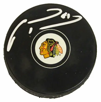 MARIAN HOSSA Signed Chicago Blackhawks Logo Hockey Puck - SCHWARTZ • $75.24