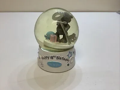 £9.95 • Buy Me To You Bear Snow Globe Glitter Globe Figurine Water Happy 18th Birthday Gift