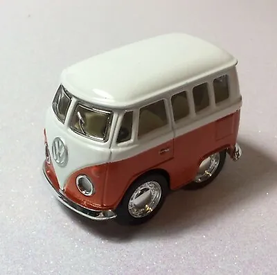 Kinsfun Metallic Orange Little Van Volkswagen Die Cast Metal • $4.99