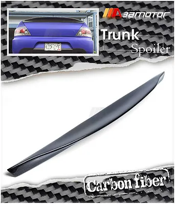 Ductbill Style Carbon Fiber Trunk Spoiler Wing Fits Mitsubishi Lancer EVO 7 8 9 • $237.50