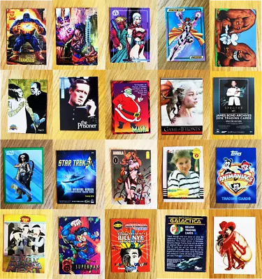 SINGLE TRADING CARDS Various Promo & Chase Cards (Topps Image Skybox Etc) • £3.95