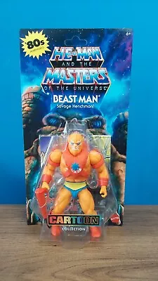 Masters Of The Universe Origins Filmation Cartoon Beast Man MOC Unpunched • $24.99