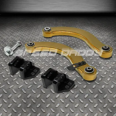 Adjustable Rear Upper Camber Control Arm Suspension Kit For 06-11 Civic Gold • $34.39