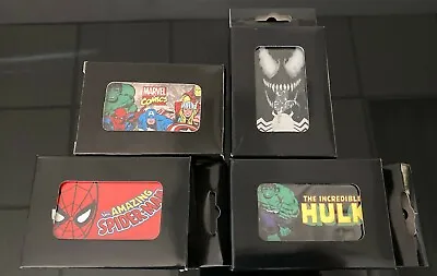 Marvel Metal Cigarettes/Cards Wallet- Hulk Venom Captain America Spider-Man • $15.95