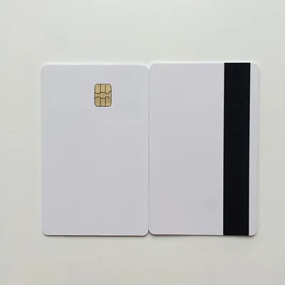 10X Blank Hico Magnetic Stripe Inkjet Smart Card With 4442 Chip For Epson  • $13.99