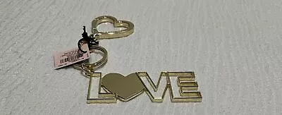 Victoria's Secret Gold LOVE Keychain/Purse Charm Super Cute!! • $14.99
