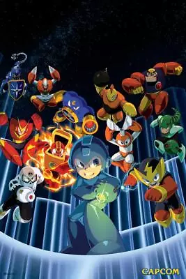 Mega Man Legacy Collection Laminated Dry Erase Sign Poster  • $16.98