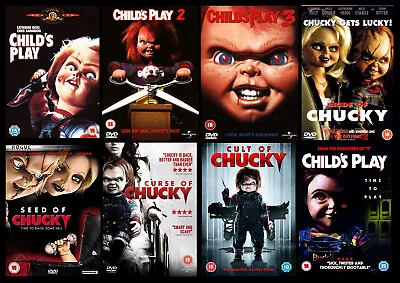 £52.95 • Buy Childs Play DVD Complete Collection 1-8 Bride, Seed, Curse, Cult Of Chucky UK 