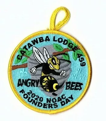 Boy Scout OA 459 Catawba Lodge 2020 NOAC Angry Bees Founders Day Patch • $6