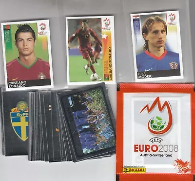 2008 Panini UEFA Euro COMPLETE 535 CARD STICKER SET-LUKA MODRIC R/C-RONALDO • $44.95