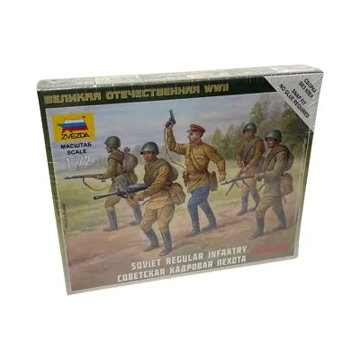 Zvezda 6179 Soviet Regular Infantry 1941-1942 1:72 Scale NEW • £7.99