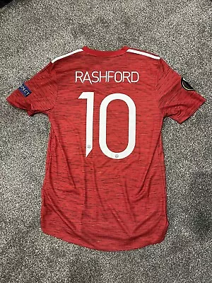 Marcus Rashford Match Prepared Issued Manchester United Shirt 20/21 Not Worn • £750